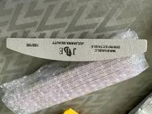 10 Uds lima De uñas profesional, 100, 150, 180, 240 Grit uñas De Gel De limas De uñas y lija estilo Luna acrílico UÑAS De ARTE
