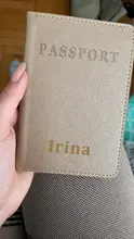 Funda de pasaporte de cuero mate grabada, personalizada, para hombre y mujer, para viaje, tarjetero