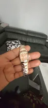 Reloj de pulsera de oro rosa para mujer, de lujo, de acero inoxidable, con diamantes de imitación, elipse, creativo, de cuarzo