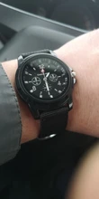 Gemius-Reloj de pulsera militar de nailon Para Hombre, cronógrafo deportivo de cuarzo, Masculino