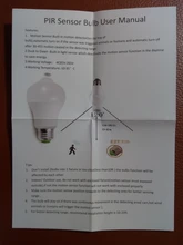 Bulb Led-Lamp Wall-Light Toilet Motion-Sensor Bathroom-Stairs E27 Outdoor Home Warm White