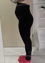 Mallas de maternidad para embarazadas, pantalones ajustados de cintura alta, ropa de punto moldeadora de cuerpo