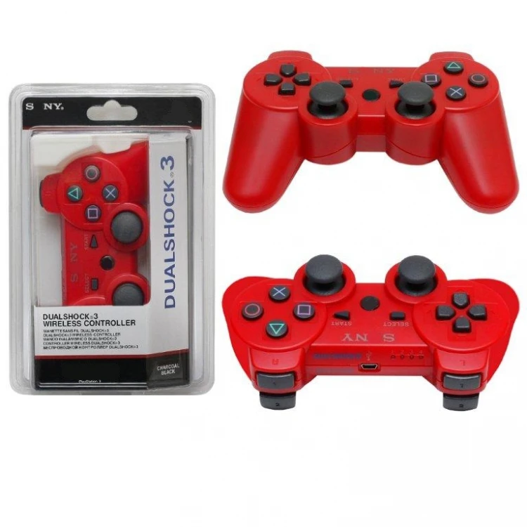 Джойстик PS3 (Bluetooth) беспроводной красный |