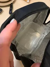 Fiambrera enfriadora para la comida de mujer y niños, bolsa de lona aislada portátil de patrón funcional, bolso térmico para picnic, almuerzo
