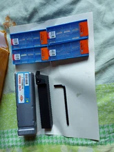 MGEHR1010 MGEHR1212 MGEHR1616 MGEHR2020 MGEHR2525, soporte de herramienta de ranurado externo, hoja de carburo, 10 Uds.