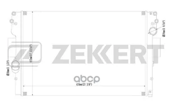 

Radiator OHL. DV. Iveco Daily III-V 02-zekkert art. mk-1208