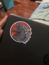 Calcomanías coche en vinilo Pegatinas para portátil Pegatinas protector impermeable película Godzillas lápiz Matt lanzador Tabla de Skate de nevera equipaje decorar