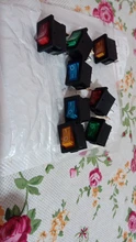 Rocker-Switch Illuminated Push-Button Led O-Power Mini with 12V Car DIY 3PIN 21--15mm