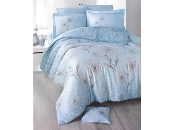 

Double 100% Cotton Satin Fabric Duvet Cover Set