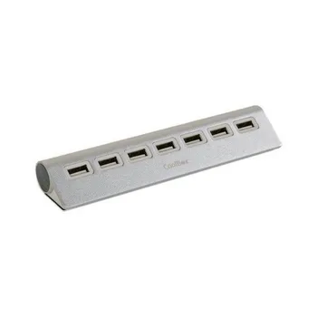 

USB Hub CoolBox COOHU7ALU2 Aluminium (7 ports)