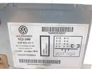

6Q0035152D AUDIO system/RADIO CD VOLKSWAGEN POLO (9N3)