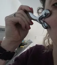 Rodillo 3D para masaje Facial, estiramiento Facial en V, belleza, estiramiento corporal de la piel, relajación, cara delgada herramienta de levantamiento Facial, instrumento masajeador zk20