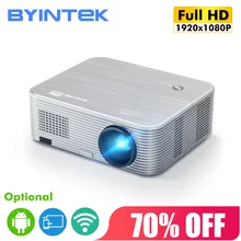 BYINTEK K15 Full HD1080P 3D 4K Android WIFI LED intelligent LCD projecteur vidéo projecteur pour Smartphone
