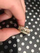 Anillos de apertura dorados y circón de lujo para mujer, joyería gótica con dedos, sortija Sexy para fiesta de boda, chica, 2021
