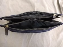 Bolsa organizadora portátil multifunción para mujer, bolso con compartimiento de viaje, con cremallera Simple, para cosméticos, novedad