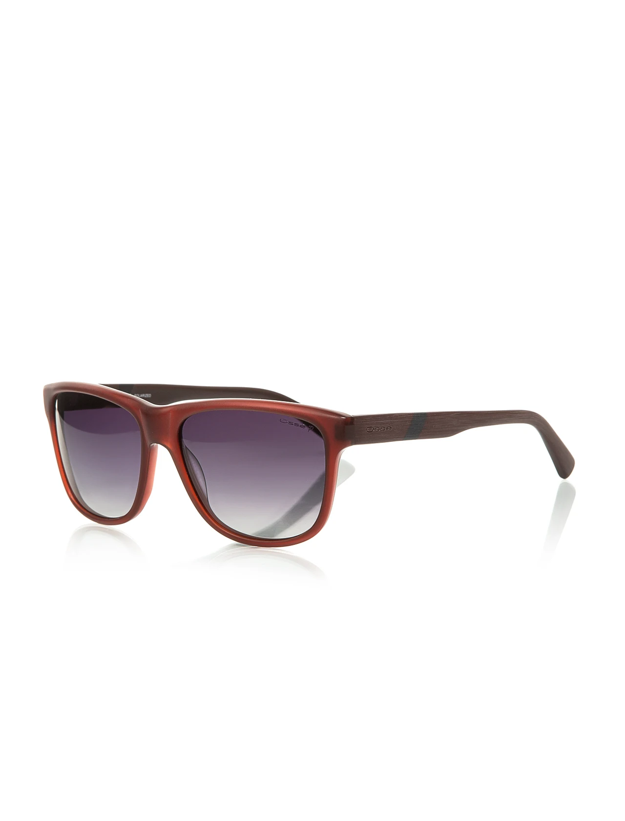 

Unisex sunglasses os 2023 03 bone Burgundy organic square square 57-16-145 osse