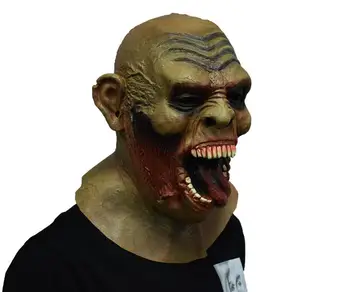 

Realistic Adult Scary Horror Vampire Ghost Demon Zombie Head Latex Mask Halloween Cosplay Party Costume