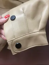 Jacket Sheepskin Coat Motorcycle Womens Genuine Casual Fashion Autumn Biker-S7547 New-Styles