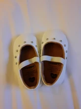 Zapatos antideslizantes de cuero PU para niñas, calzado para primeros pasos, Color sólido