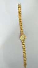 Mujer reloj de pulsera de Mujer de oro Relojes pequeño Dial cuarzo ocio reloj Popular reloj de pulsera hora Mujer damas elegante Relojes