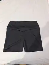 Pantalones cortos deportivos de cintura alta para mujer, Shorts informales ajustados, elásticos y suaves, color negro, para correr, para verano