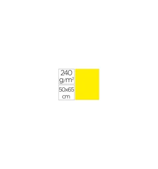 

Cardboard led paper 50X65 CM 240G/M2 yellow LIMON pack of 25 PCs