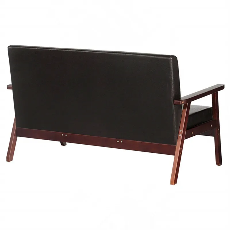 Кресло для гостиной с современным дизайном 2 места Loveseat кожаное кресло