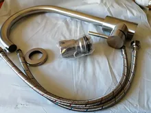 Faucet-Mixer Sink-Tap Kitchen-Faucets Frap Stainless-Steel Single-Handle Y40107