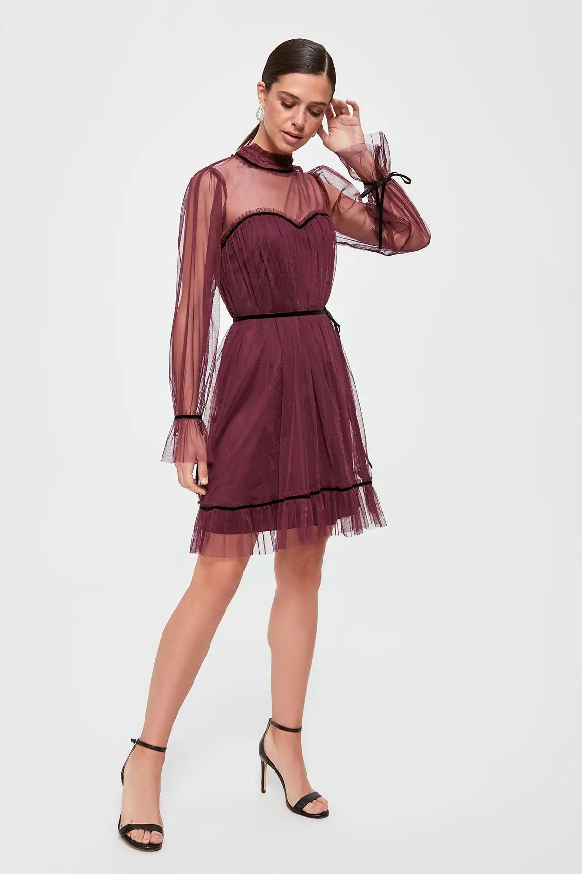 Trendyol Lacing Detail Dress TPRAW20EL1374 | Женская одежда