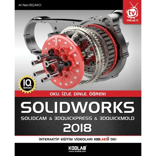 Solidworks & Solidcam 2018 турецкие книги Ali Naci | Канцтовары для офиса и дома