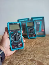 Mileseey-multímetro Digital NCV de rango automático, medidor de voltaje CA/CC, luz Flash, pantalla grande