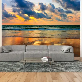 

Wall mural-a sunset color Sea-200x154 cm