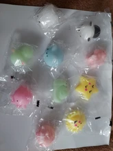 Gato blando de Mochi para niños y adultos, 10 Uds., diversión curativa de elevación lenta, juguetes para niños y adultos, decoración antiestrés GYH