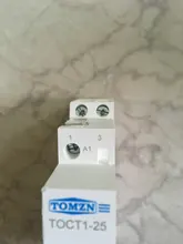 Din Rail Modular Contactor 50/60hz 220V/230V 2no 2nc Household 2P 25A TOCT1 1NC 1NO