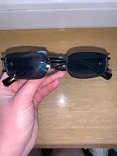 Gafas de sol rectangulares para hombre y mujer, lentes de sol rectangulares de lujo, cuadradas, de Metal Vintage, UV400, 1 Uds., 2020