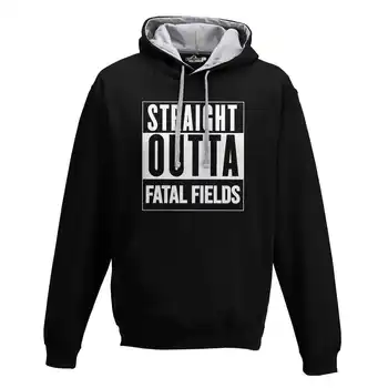 

Hood Sweatshirt Bico Videogame Battle Royale Nerd Outta Straight Victory Fatal Fields S