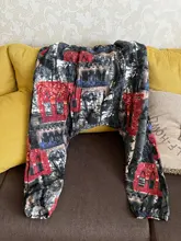 INCERUN 2021 hombres pantalones Harem imprimir Retro gota entrepierna pantalón pantalones de algodón de los hombres pantalones suelto estilo de Nepal Casual hombres pantalones S-5XL