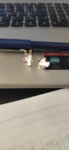 Pendientes de plata de ley 925 con forma de unicornio para mujer y niña, joyería para fiesta y boda eh872