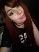 LOUIS FERR-pelucas sintéticas de pelo largo ondulado para mujeres negras, ombré, vino tinto, con flequillo, pelo resistente al calor, estilo africano y americano