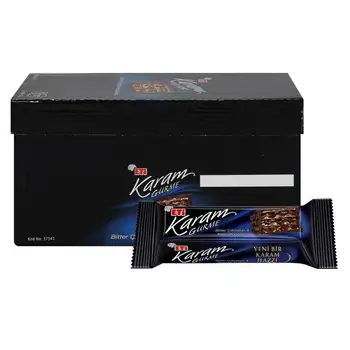 

Dark Chocolate Wafer 18 pc (Eti Karam Gurme)
