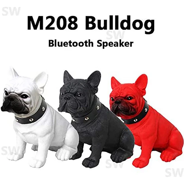 フレンチブルドッグ犬のbluetoothスピーカー3色btのusbメモリカードaux ...