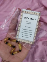 Collar de dentición hecho de ámbar báltico para el bebé - Simple de Paquetes - 3 Sizes - 10 Colors