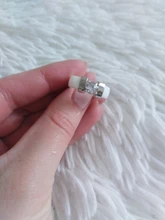 Anillo de boda de cerámica blanco y negro para mujer, joyería de circonita cúbica, anillos de compromiso lisos de cabujón delicado