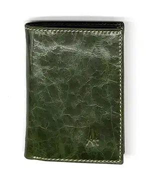 

Wallet Wallet for Men First Quality Leather. Multiple slots and compartments. Made in Spain. (Vintage Green)