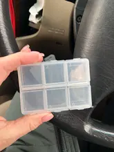 Caja de joyería de plástico de varios compartimentos y de 9 tamaños, para guardar joyas, ordenar abalorios y cuentas, caja ajustable