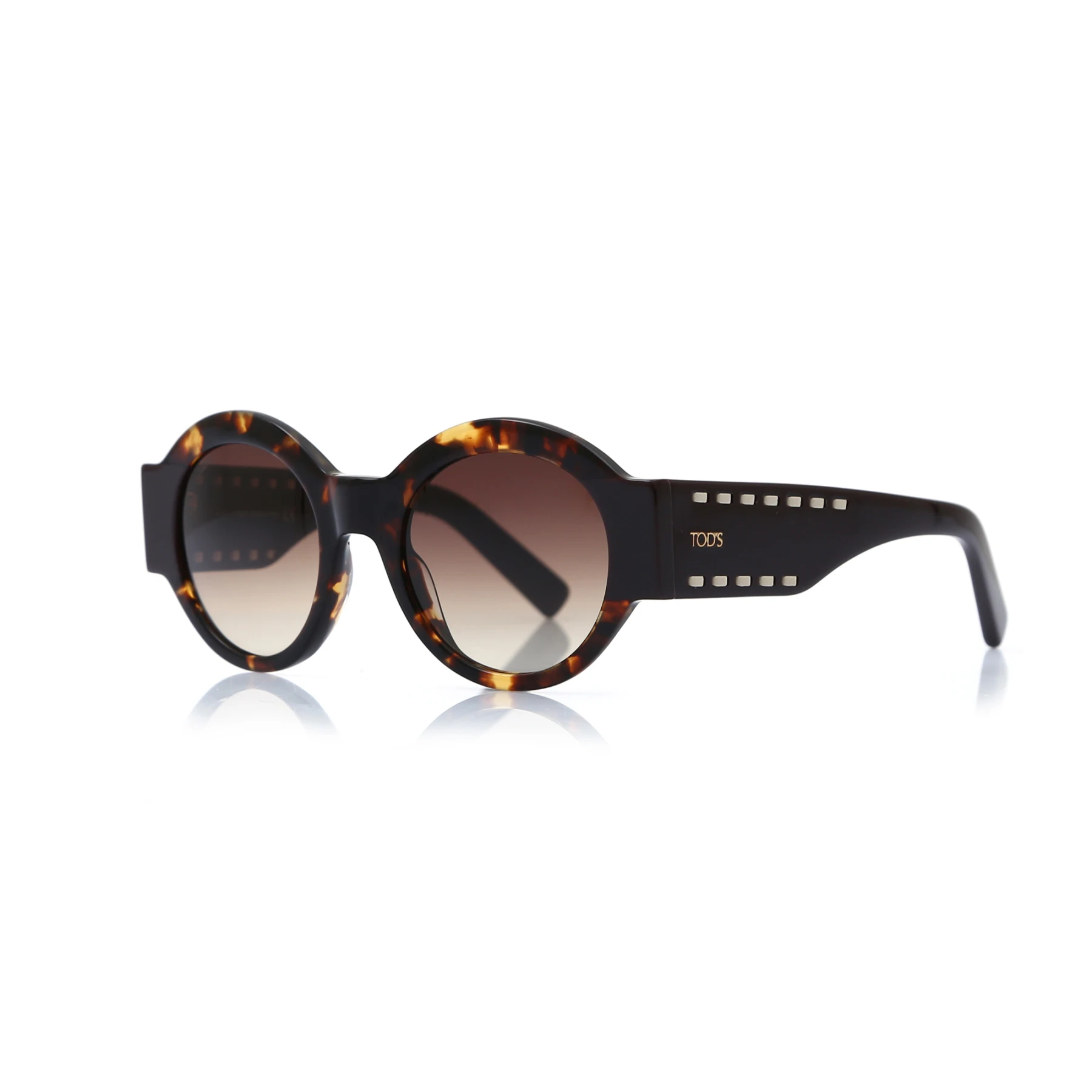

Women's sunglasses to 0212 52f bone Brown organic round round 51-22-140 tods