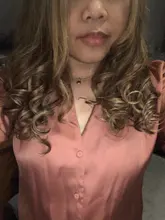 Rizador de pelo inalámbrico y giratorio automático, recargable por USB rizador de pelo, pantalla LED, herramienta de estilismo ajustable con temperatura