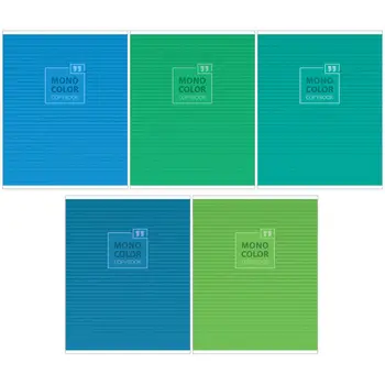 

Notebook on the clip Artspace "monochrome. Blue & Green "line A5 96L
