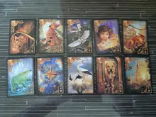 Cartas de juego de mesa para fiesta familiar, cartas de oráculo, guía del Tarot fantasma, adivinación, oráculo, oferta