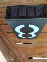 Address-Lamp Doorplate Led-Light House Number Rechargeable-Battery Solar 